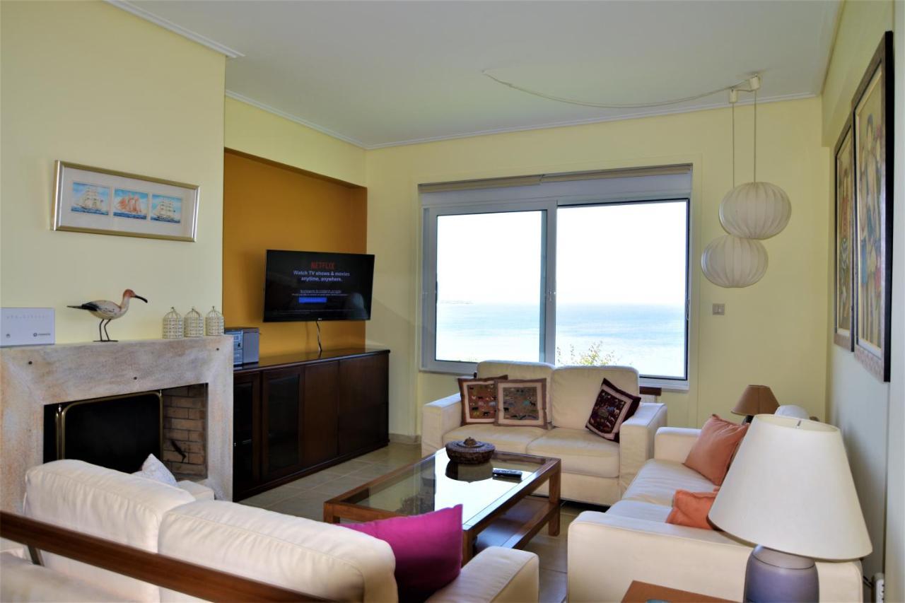 Blue Bay View - Beach House Vathirrevma Экстерьер фото